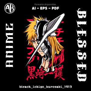 Bleach - Ichigo Kurosaki-Vector - SKU1913