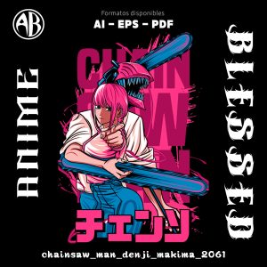 Chainsaw Man - Denji Makima-Vector - SKU2061
