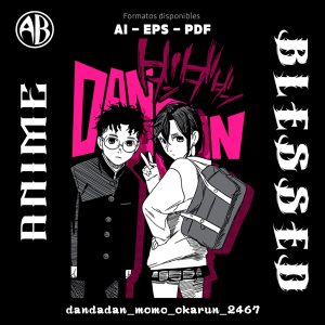 Dandadan - Momo Okarun-Vector - SKU2467