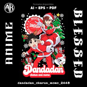 Dandadan - Okarun Momo-Vector - SKU2448