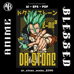 Dr Stone - Senku-Vector - SKU2395