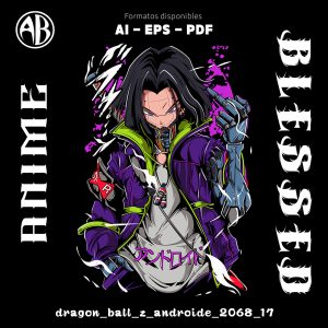 Dragon Ball - Z Androide 17-Vector - SKU2068