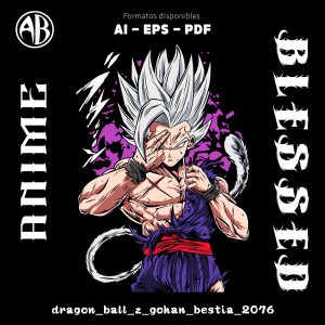 Dragon Ball - Z Gohan Bestia-Vector - SKU2076