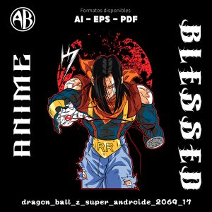 Dragon Ball - Z Super Androide 17-Vector - SKU2069