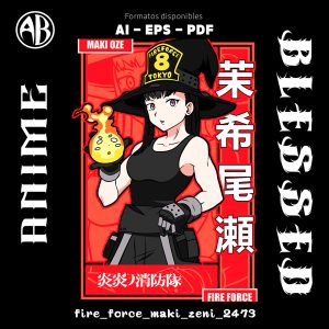Fire Force - Maki Zeni-Vector - SKU2473