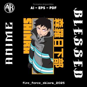 Fire Force - Shinra-Vector - SKU2025