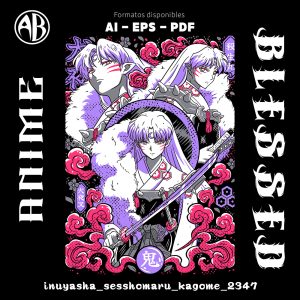 Inuyasha - Sesshomaru Kagome-Vector - SKU2347