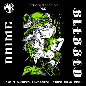 JoJo's Bizarre Adventure - Jotaro Kujo-PSD - SKU2220