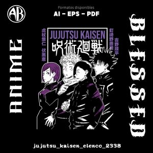 Jujutsu Kaisen - Elenco-Vector - SKU2338