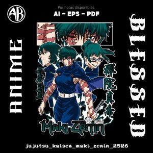 Jujutsu Kaisen - Maki Zenin-Vector - SKU2526
