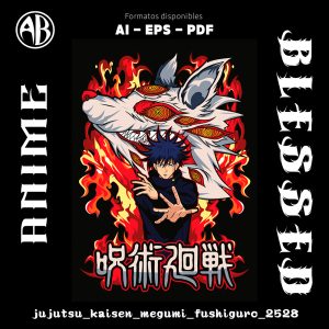 Jujutsu Kaisen - Megumi Fushiguro-Vector - SKU2528