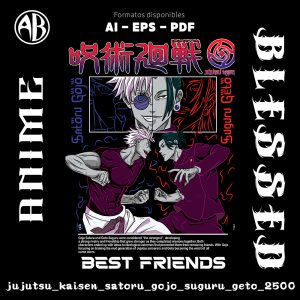 Jujutsu Kaisen - Satoru Gojo Suguru Geto-Vector - SKU2500