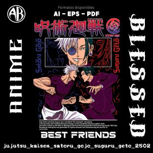 Jujutsu Kaisen - Satoru Gojo Suguru Geto-Vector - SKU2502