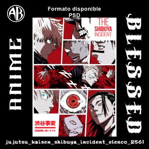 Jujutsu Kaisen - Shibuya Incident Elenco-PSD - SKU2561