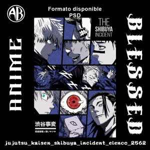 Jujutsu Kaisen - Shibuya Incident Elenco-PSD - SKU2562