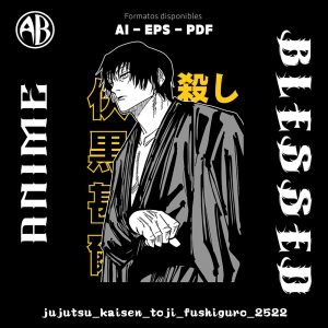 Jujutsu Kaisen - Toji Fushiguro-Vector - SKU2522