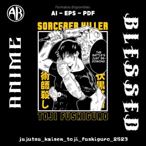 Jujutsu Kaisen - Toji Fushiguro-Vector - SKU2523
