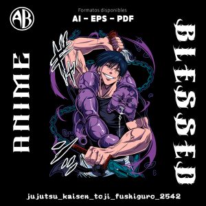 Jujutsu Kaisen - Toji Fushiguro-Vector - SKU2542