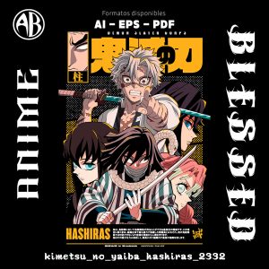 Kimetsu no Yaiba - Hashiras-Vector - SKU2332