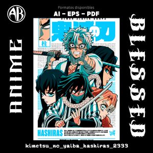 Kimetsu no Yaiba - Hashiras-Vector - SKU2333