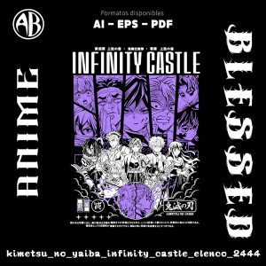 Kimetsu no Yaiba - Infinity Castle Elenco-Vector - SKU2444