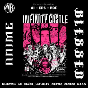 Kimetsu no Yaiba - Infinity Castle Elenco-Vector - SKU2445