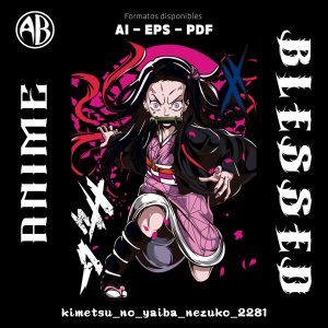 Kimetsu no Yaiba - Nezuko-Vector - SKU2281