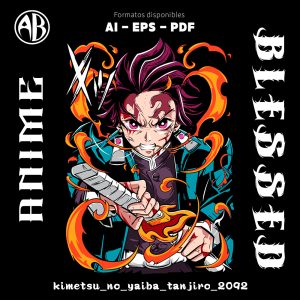 Kimetsu no Yaiba - Tanjiro-Vector - SKU2092