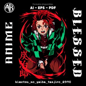 Kimetsu no Yaiba - Tanjiro-Vector - SKU2370