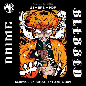 Kimetsu no Yaiba - Zenitsu-Vector - SKU2093