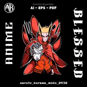 Naruto - Kurama Modo-Vector - SKU2532