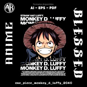 One Piece - Monkey D Luffy-Vector - SKU2040
