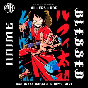 One Piece - Monkey D Luffy-Vector - SKU2101