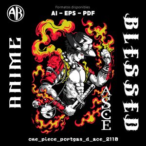One Piece - Portgas D Ace-Vector - SKU2118