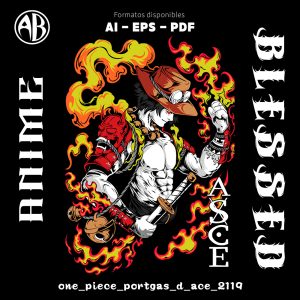 One Piece - Portgas D Ace-Vector - SKU2119
