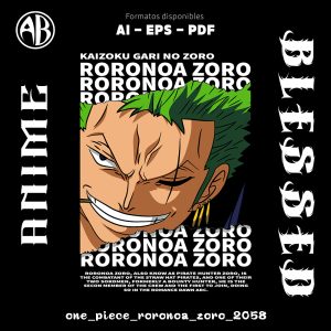 One Piece - Roronoa Zoro-Vector - SKU2058