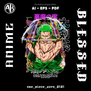 One Piece - Zoro-Vector - SKU2121