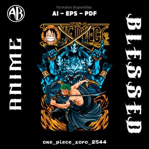 One Piece - Zoro-Vector - SKU2544