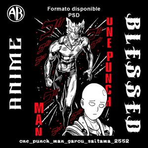 One Punch Man - Garou Saitama-PSD - SKU2552