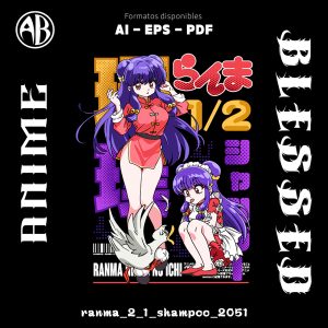 Ranma 1 2 - Shampoo-Vector - SKU2051