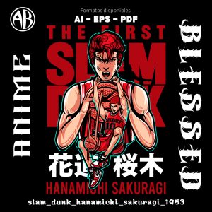 Slam Dunk - Hanamichi Sakuragi-Vector - SKU1953