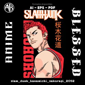 Slam Dunk - Hanamichi Sakuragi-Vector - SKU2052