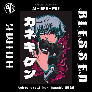 Tokyo Ghoul - Ken Kaneki-Vector - SKU2525