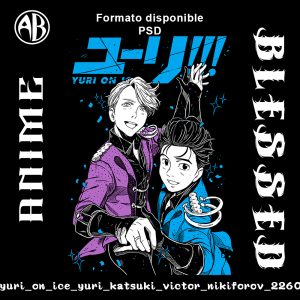 Yuri On Ice - Yuri Katsuki Victor Nikiforov-PSD - SKU2260