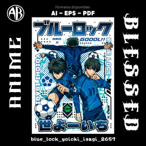 Blue Lock - Yoichi Isagi-Vector - SKU2657