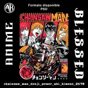 Chainsaw Man - Denji Power Aki Himeno-PSD - SKU2678