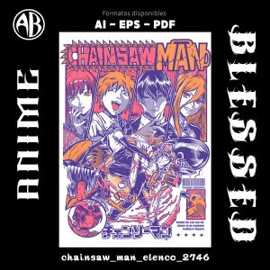 Chainsaw Man - Elenco-Vector - SKU2746