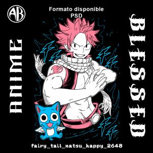 Fairy Tail - Natsu Happy-PSD - SKU2648