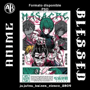Jujutsu Kaisen - Elenco-PSD - SKU2809