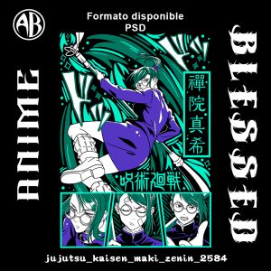Jujutsu Kaisen - Maki Zenin-PSD - SKU2584